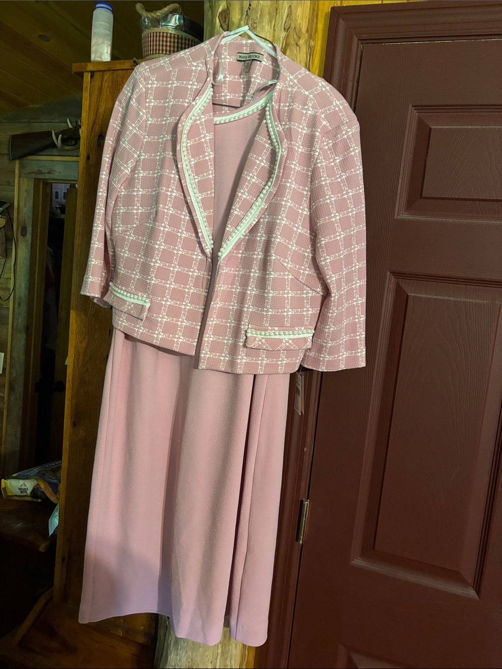 Lafayette 148 Pink Tweed Short Blazer - Elegant Women's Jacket
